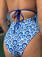 Evil Eye Swimsuit Reversible